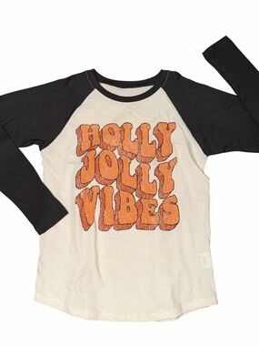 Tiny Whales Christmas Raglan